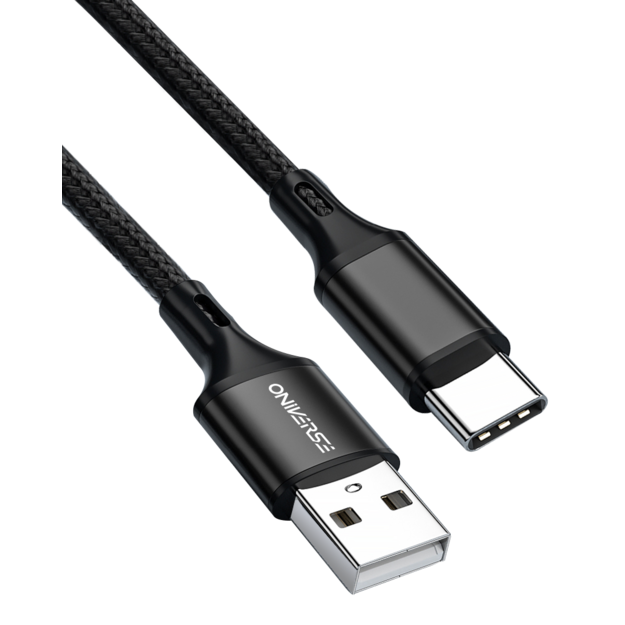 Oniverse Usb-A To Usb-C Charge Cable, 3 M - Black