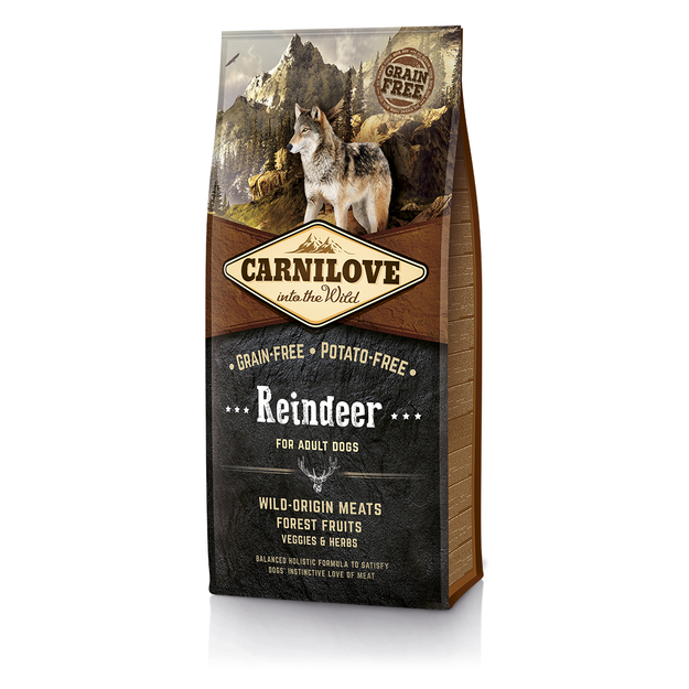 Carnilove  - Dogfood - Reindeer Adult - 12kg best before 11/2026