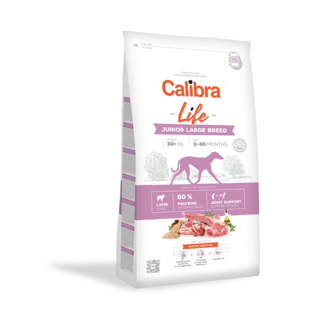 Calibra - Dog Life Junior Large Breed Lamb 12 kg - (381102)