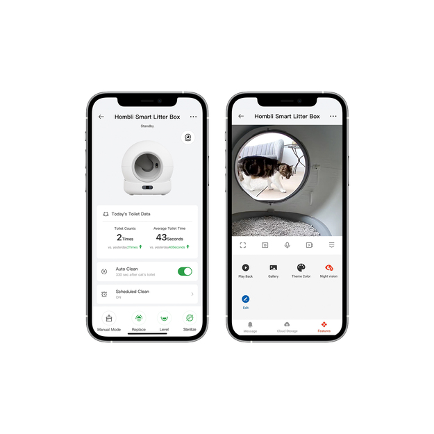 Hombli - Smart Cat Litter Box  - with camera