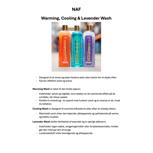 NAF - Cooling Wash - 500 ml