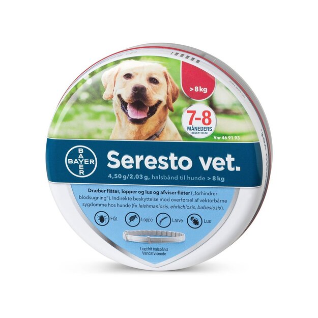 Seresto - Seresto Vet - Flea collar - dog  +8 kg