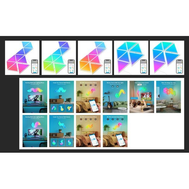 Govee - Glide Triangle Light Panels