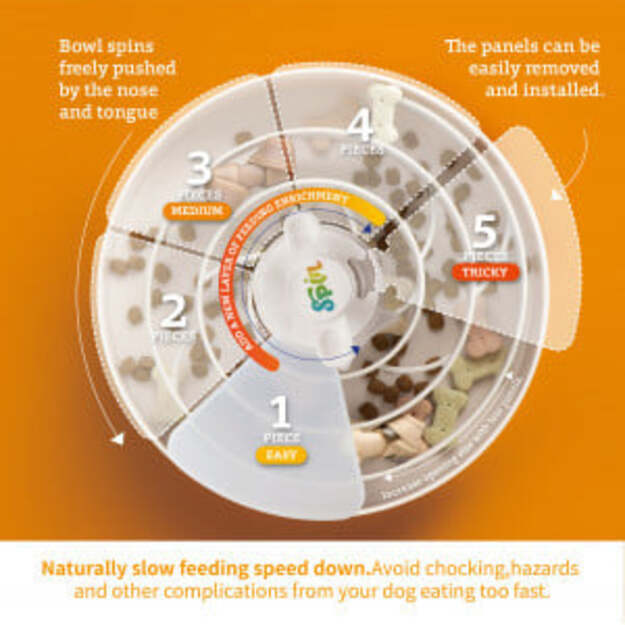 SPIN - Starter kit - Interactive Feeder Spiral - Grey with Twister - tricky