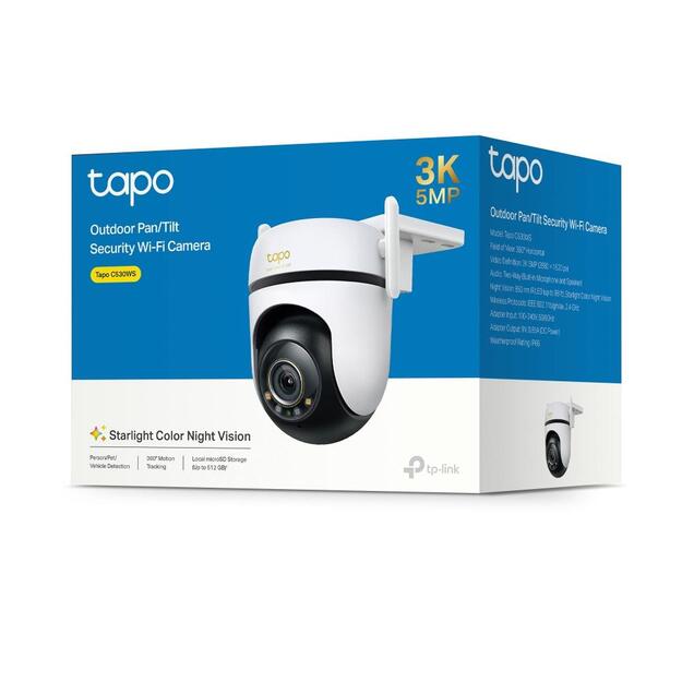 TP-Link - Tapo C530WS Outdoor Pan/Tilt Security Wi-Fi Camera