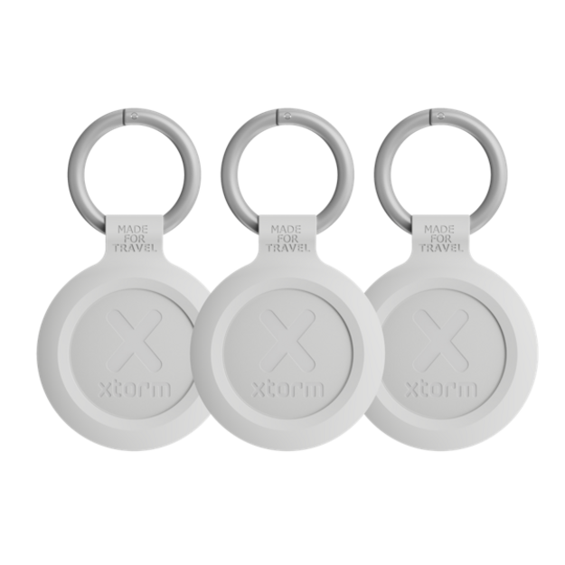 Xtorm - TravelTag 3-Pack - Ash White (iOS & Android)