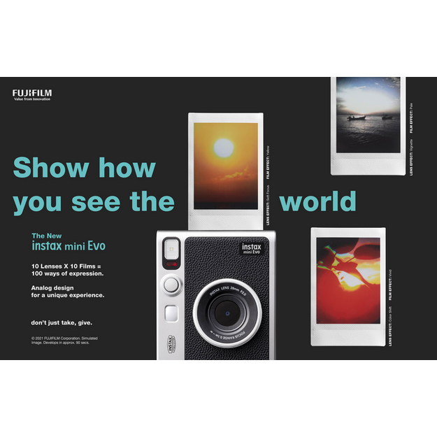 Fuji - Instax Mini Evo Hybrid Camera