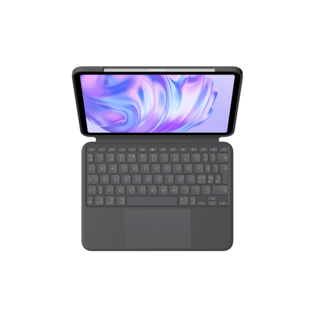 Logitech - Combo Touch iPad Pro 11-inch (M4) - Graphite - Pan - Nordic