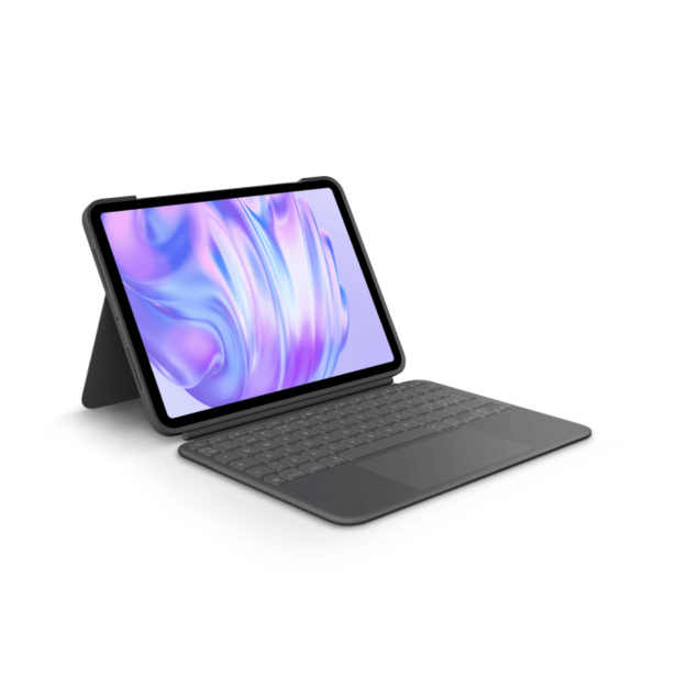 Logitech - Combo Touch iPad Pro 11-inch (M4) - Graphite - Pan - Nordic