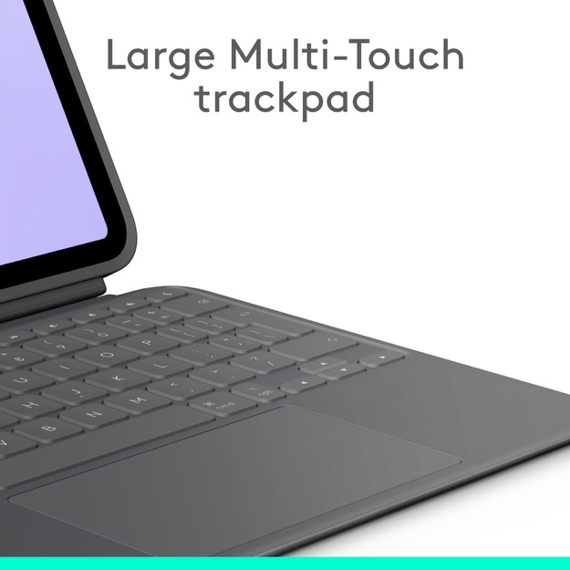 Logitech - Combo Touch iPad Pro 11-inch (M4) - Graphite - Pan - Nordic