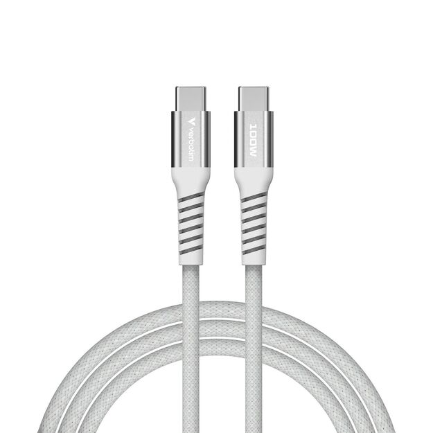 Verbatim - Sync & Charge Magnetic Cable - 100W USB-C to USB-C 120 cm