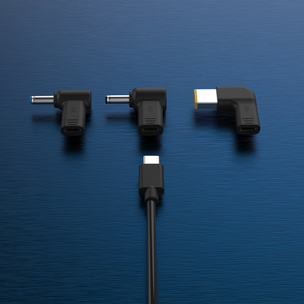 J5create - 67W GaN PD USB-C Mini Charger With 3 Types Of DC Connector - EU