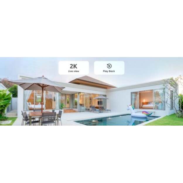 Reolink – Home Hub with 2×Argus 3E Indoor/Outdoor Battery Cameras – White