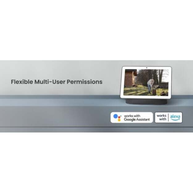 Reolink – Home Hub with 2×Argus 3E Indoor/Outdoor Battery Cameras – White