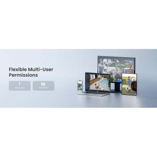 Reolink – Home Hub with 2×Argus 3E Indoor/Outdoor Battery Cameras – White