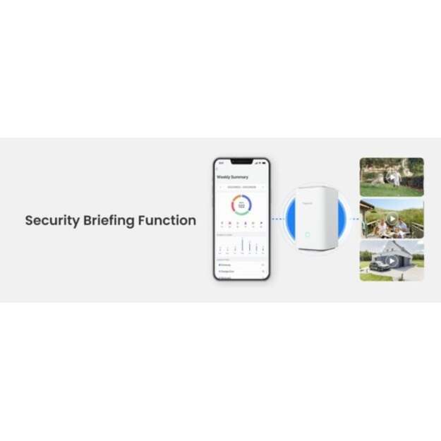 Reolink – Home Hub with 2×Argus 3E Indoor/Outdoor Battery Cameras – White