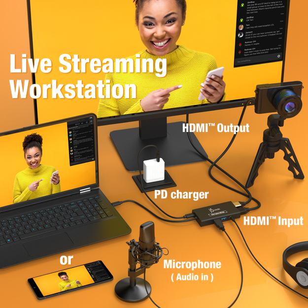 J5create - Video Capture USB Hub