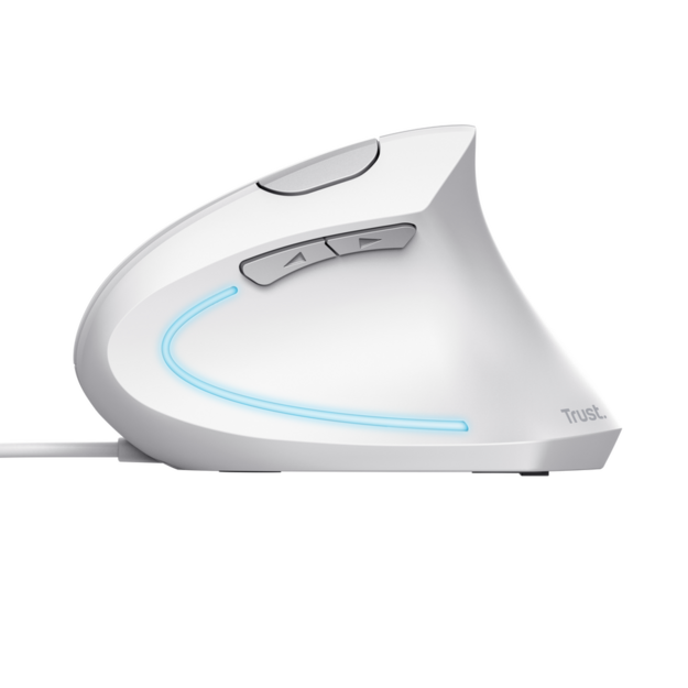 TRUST VERTO ERGO MOUSE - WHITE