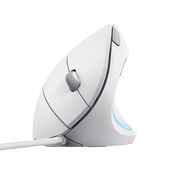TRUST VERTO ERGO MOUSE - WHITE