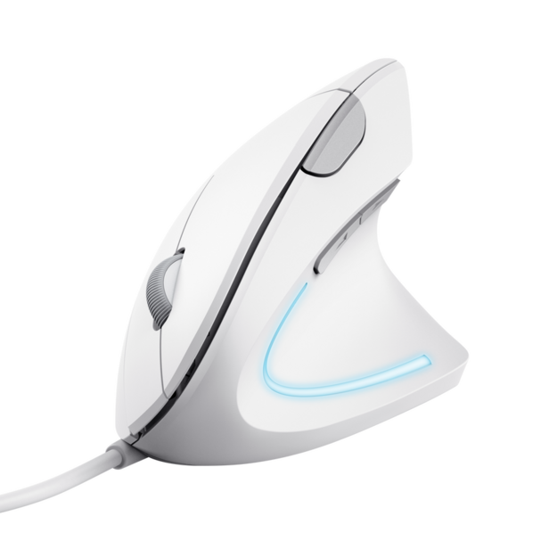 TRUST VERTO ERGO MOUSE - WHITE