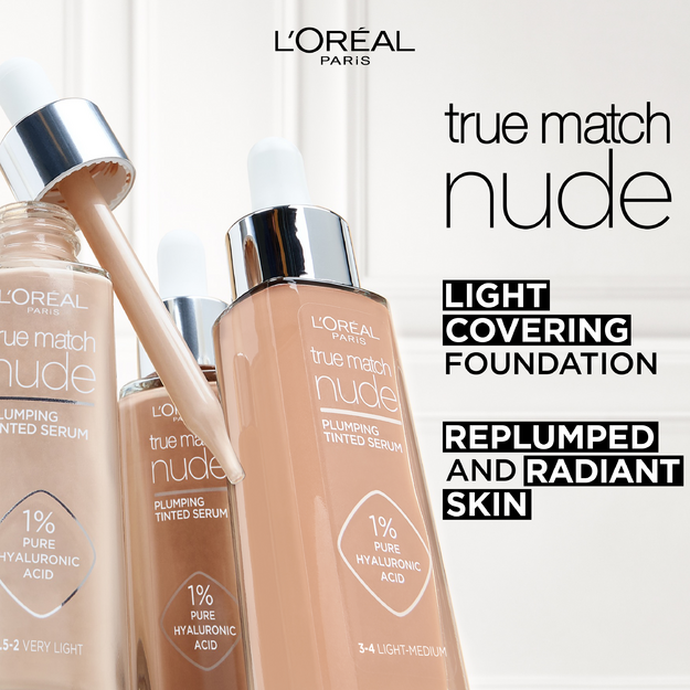 L'Oréal Professionnel - True Match Nude Plumping Tinted Serum - 1-2 Rosy Light - 30 ml