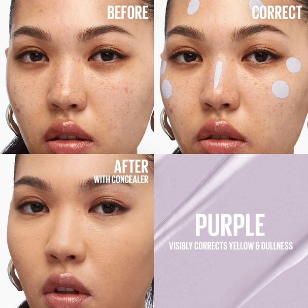 Maybelline - Instant Eraser Color Correcting Concealer - Purple - 6,8 ml