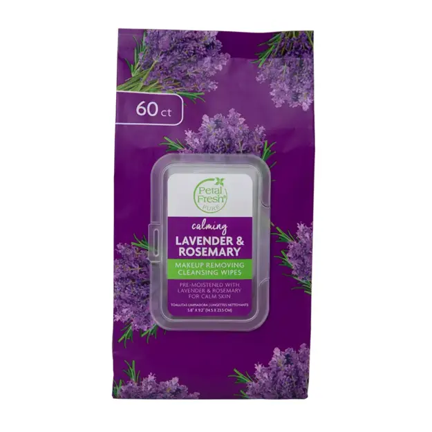 Petal Fresh - Pure Lavender & Rosemary Makeup Removing Wipes