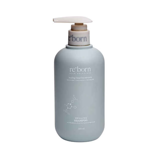 ReBorn - Healing Black Mud Shampoo - Black - 300 ml