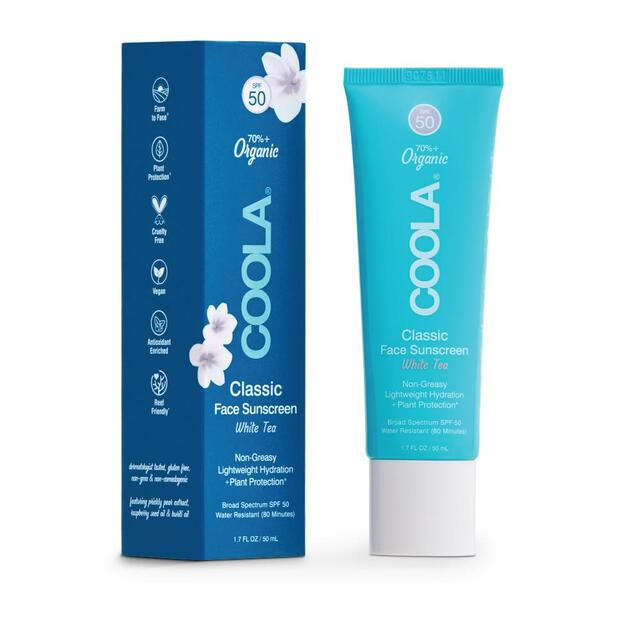 Coola - Classic Face Lotion Sunscreen White Tea SPF 50 - 50 ml