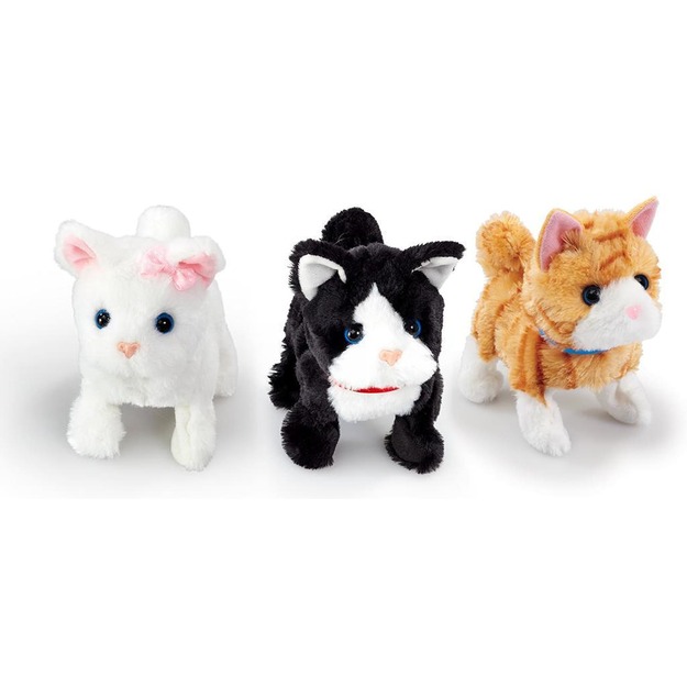 Happy Pets - Pretty Little Kitty – Walking & Meowing Kitten Toy (Assorted)