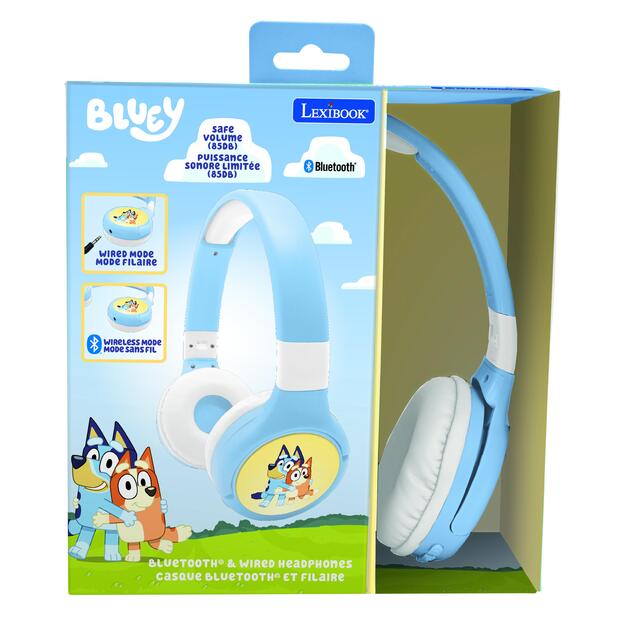 Lexibook - 2 in 1 Bluetooth® Headphones - Bluey