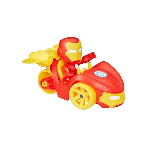 Spidey and His Amazing Friends – Vehicle and Accessory Set - Iron Man