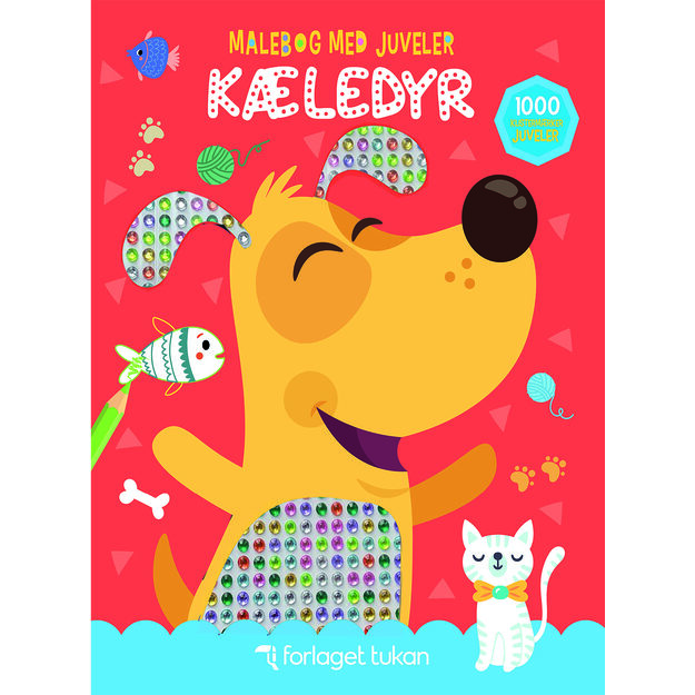 Coloring Book w. Jewels - Pets