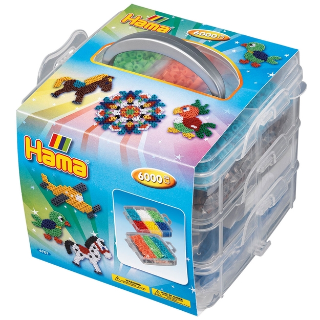 Hama - Small storage box with 6000 beads (386701)