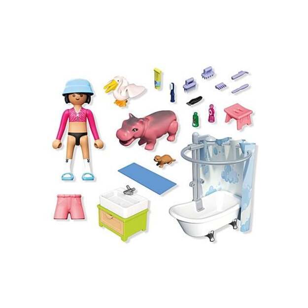PLAYMOBIL - Animals & Friends: Animal Bathtime (71950)