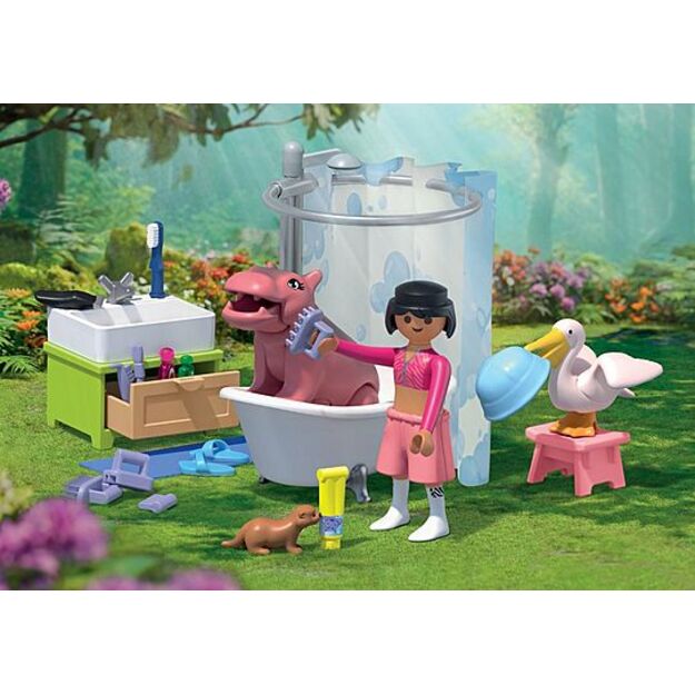 PLAYMOBIL - Animals & Friends: Animal Bathtime (71950)