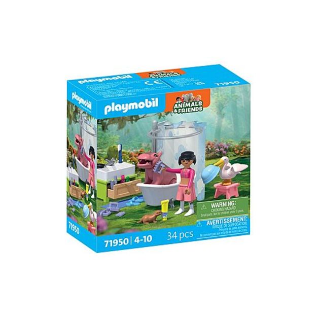PLAYMOBIL - Animals & Friends: Animal Bathtime (71950)