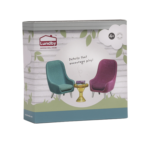 Lundby - Armchair Set +4 Years (18262)