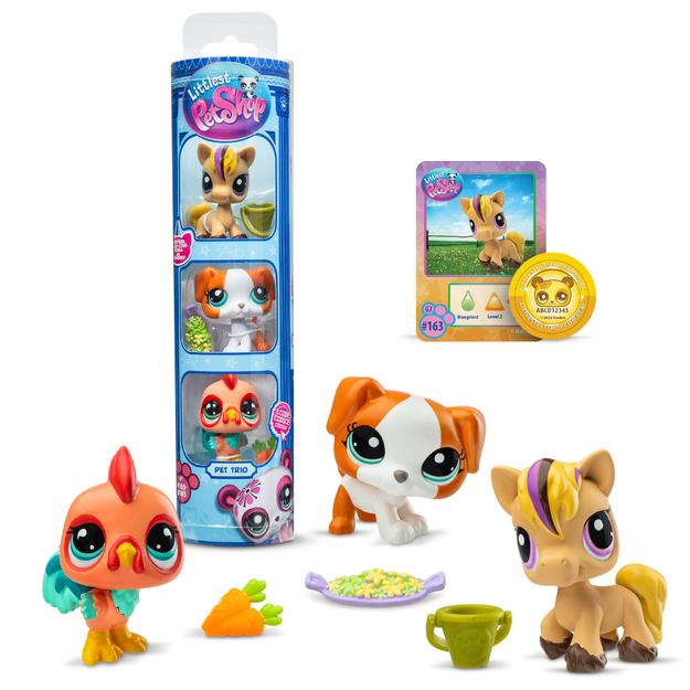 Littlest Pet Shop - Pet Trio in Tube S3 (646)