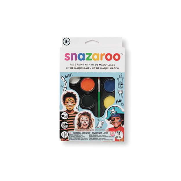 Snazaroo - Face paint kit 10 Parts & Idea Book (791002)