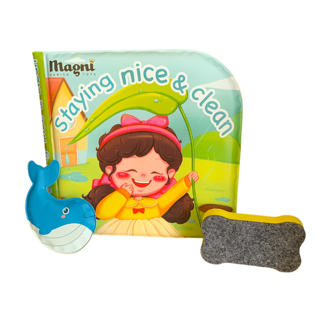 Magni - Bath book with color reaction, happy kid (5728)