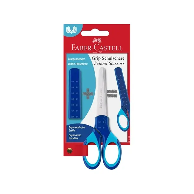 Faber-Castell - School scissors Grip - Blue (181549)
