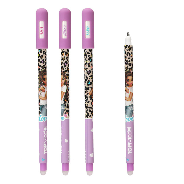 Topmodel - Erasable Mood Gel Pen - Purple, Blue, Pink (0412643)