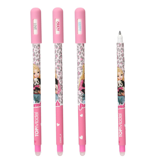 Topmodel - Erasable Mood Gel Pen - Purple, Blue, Pink (0412643)
