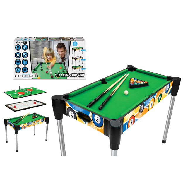 3-in-1 Games Table - 92 cm (MA8180)