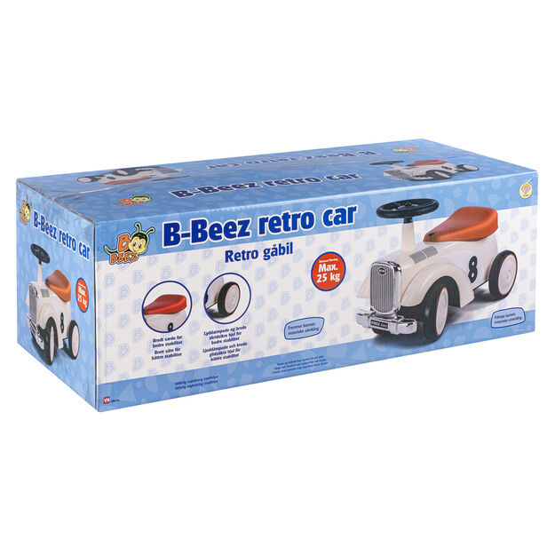 B Beez - Retro Car Activity Ride On (55415)