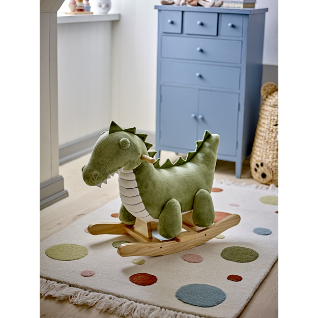 Bloomingville MINI - Arnie Rocking Toy, Crocodile, Green, Polyester (82062800)