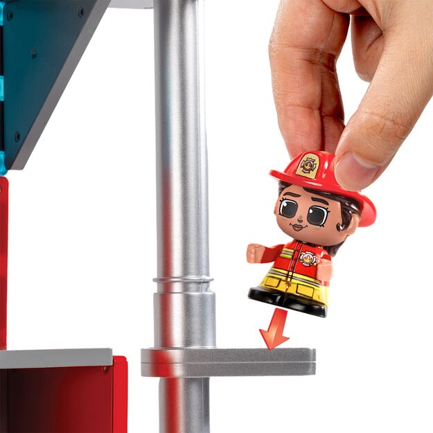 Tile Town - Fire Station, Magnetic Building Set