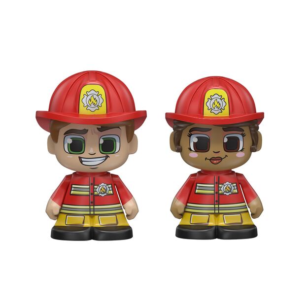 Tile Town - Fire Station, Magnetic Building Set