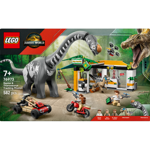 Lego - Raptor & Titanosaurus Tracking Mission (76973)